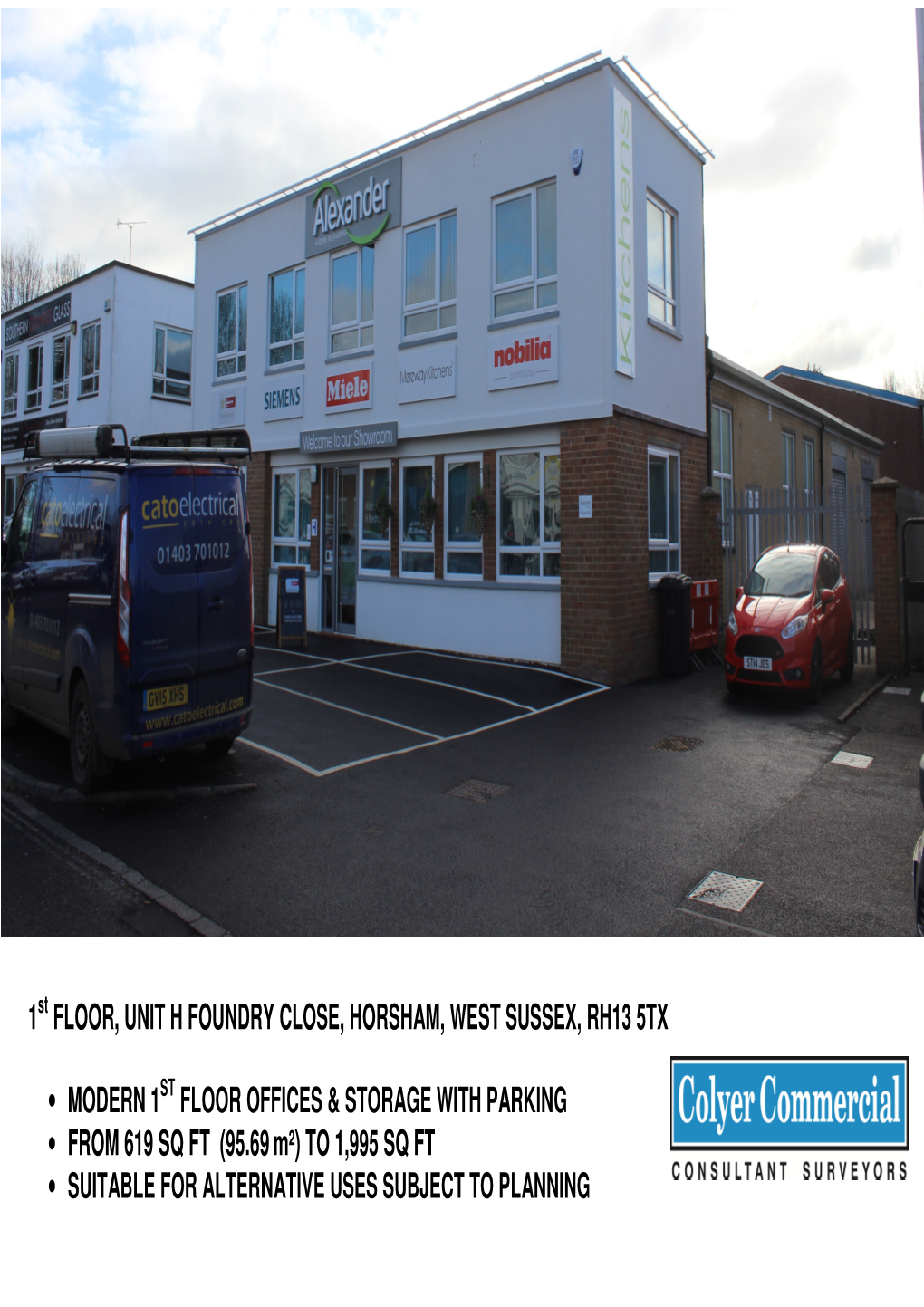 1 Floor, Unit H Foundry Close, Horsham, West