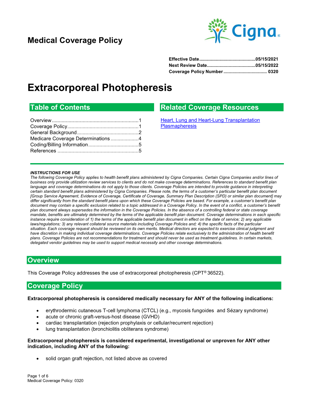 Extracorporeal Photopheresis