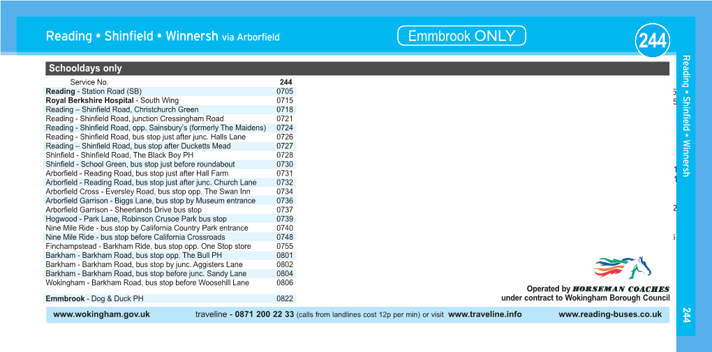 244 Bus Service Emmbrook.Pdf 186.3 KB