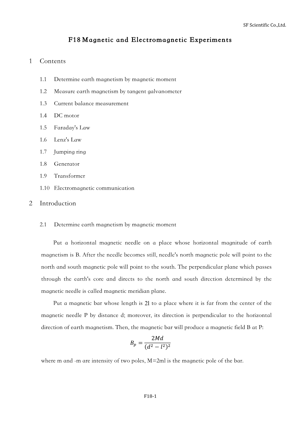 F18 Magnetic and Electromagnetic Experiment V1(Li) Docx