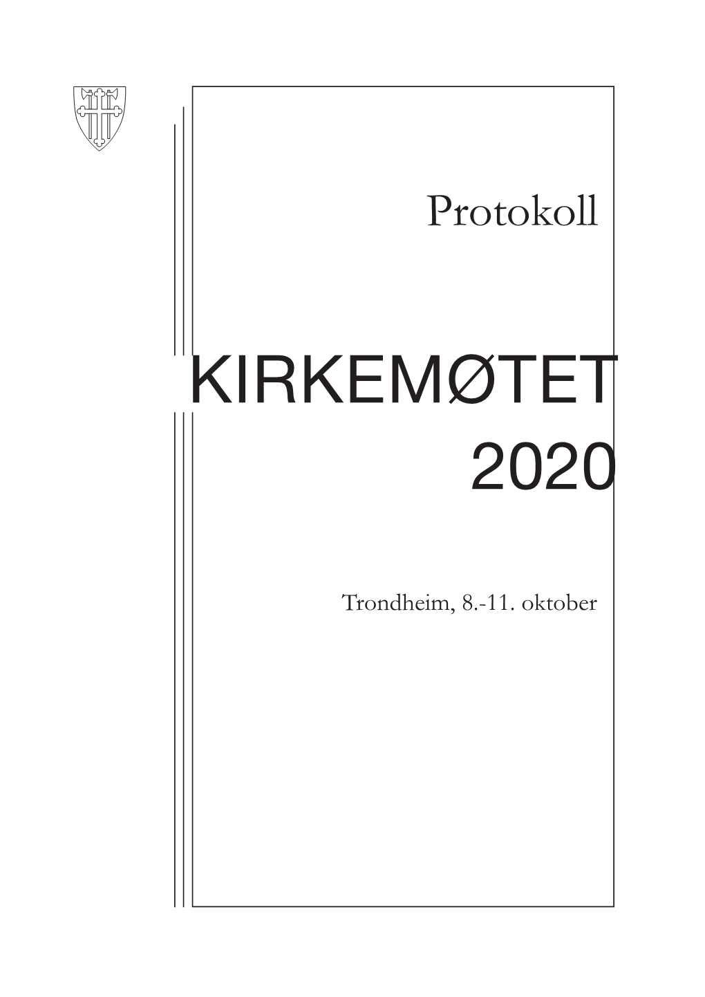 Protokoll Fra Kirkemøtet 2020