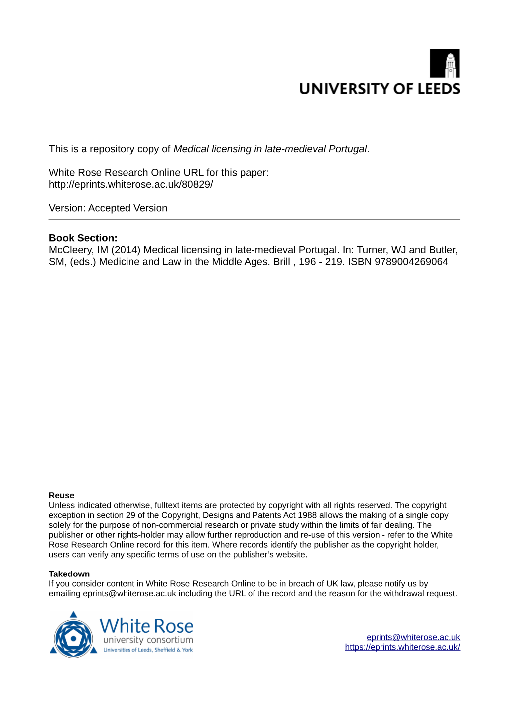 Medical Licensing in Late-Medieval Portugal