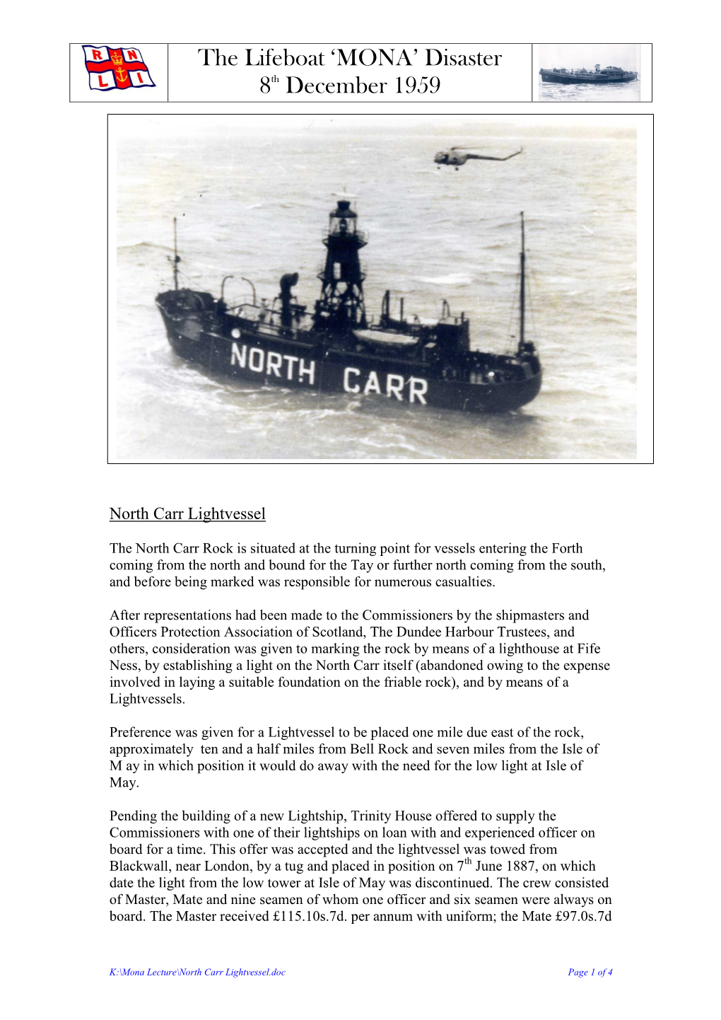 North Carr Lightvessel