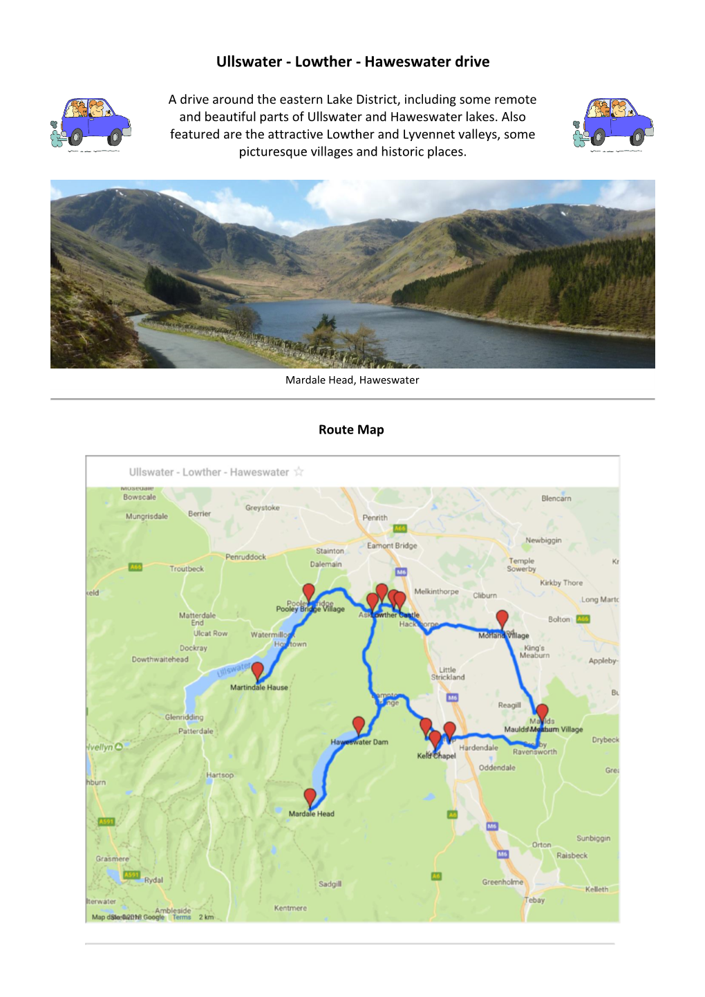 Ullswater - Lowther - Haweswater Drive