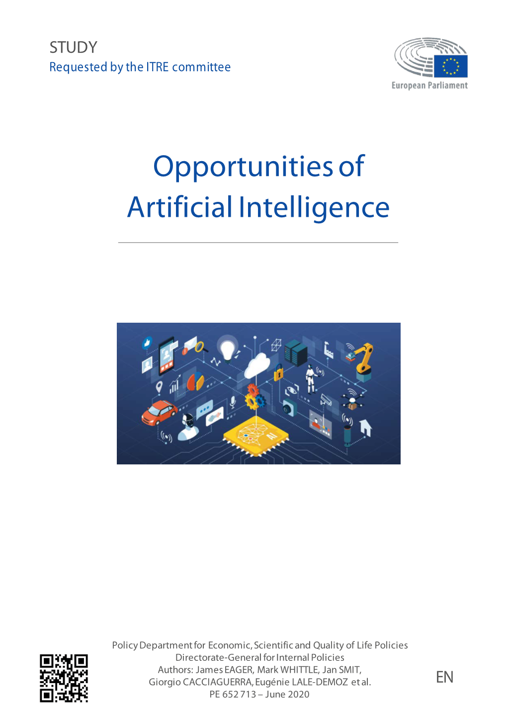 Opportunities of Artificial Intelligence