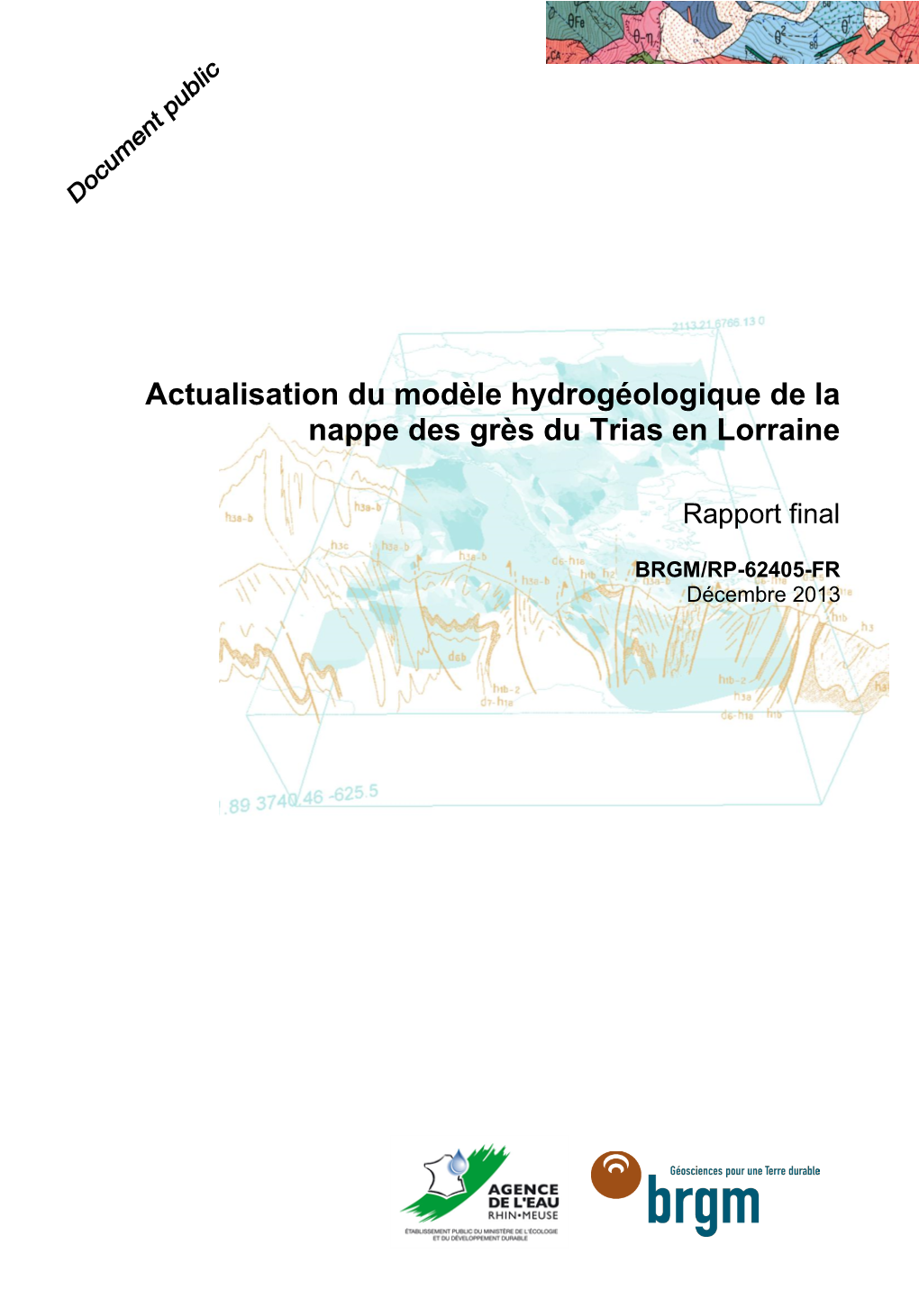 Actualisation Du Modèle Hydrogéologique De La Nappe Des Grès Du Trias En Lorraine