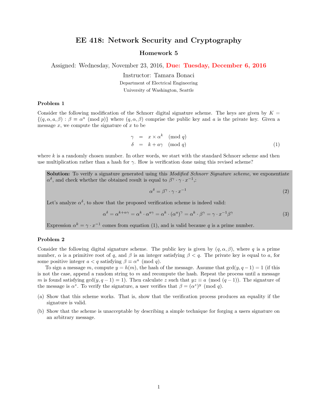 Network Security and Cryptography