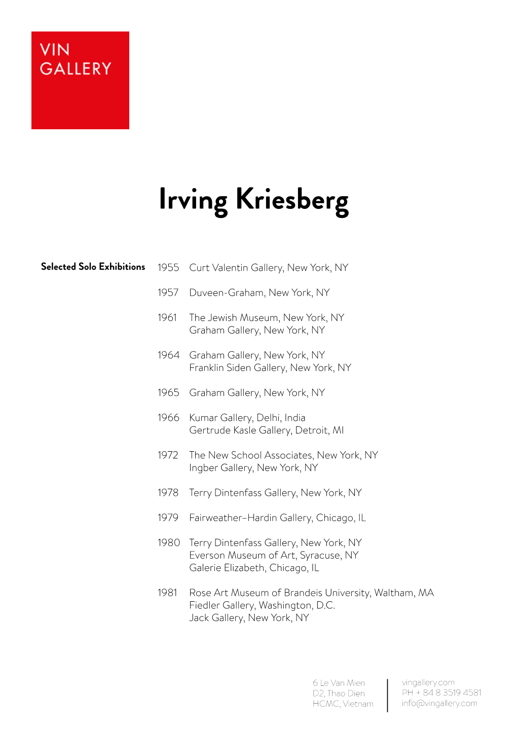 Irving Kriesberg