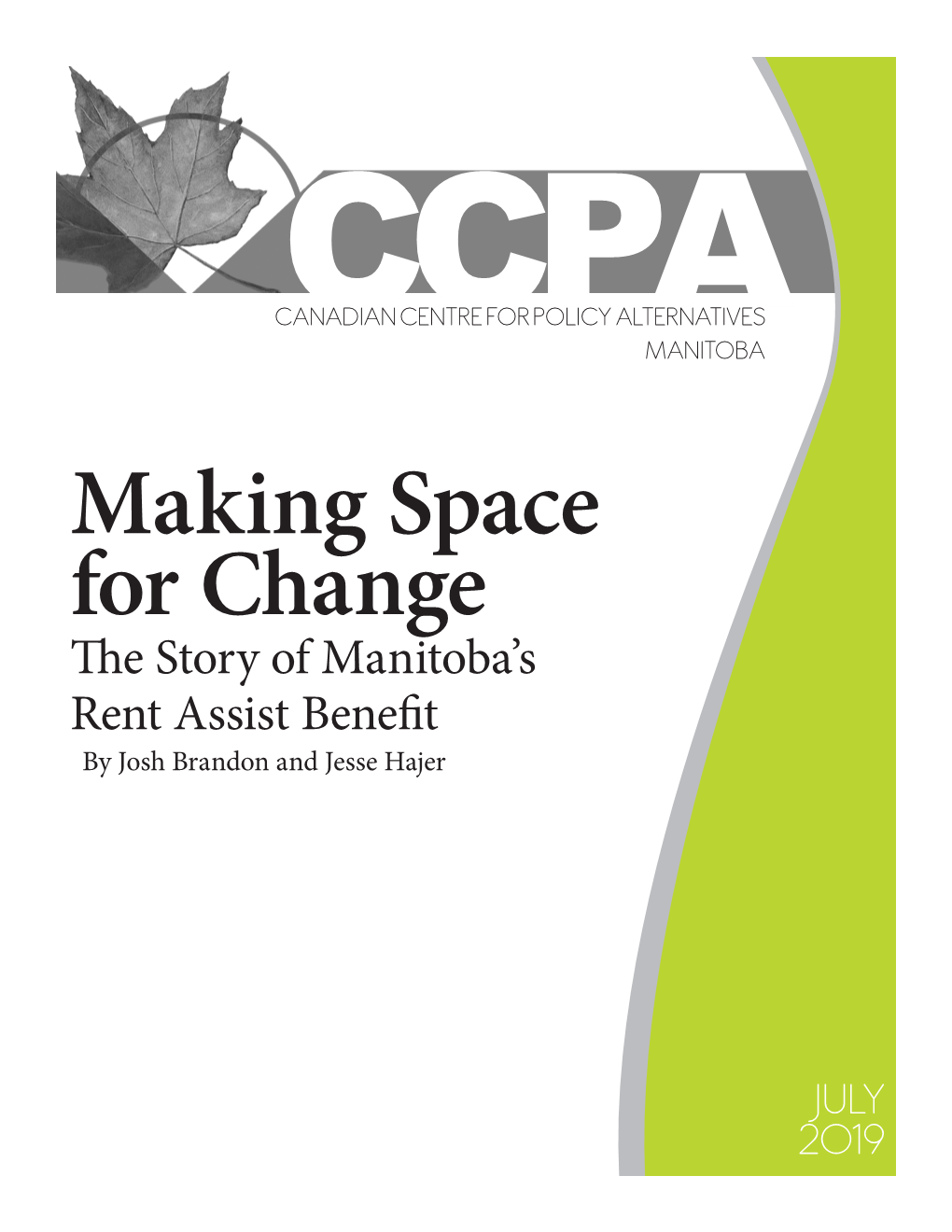 The Story of Manitoba's Rent Assist Benefit