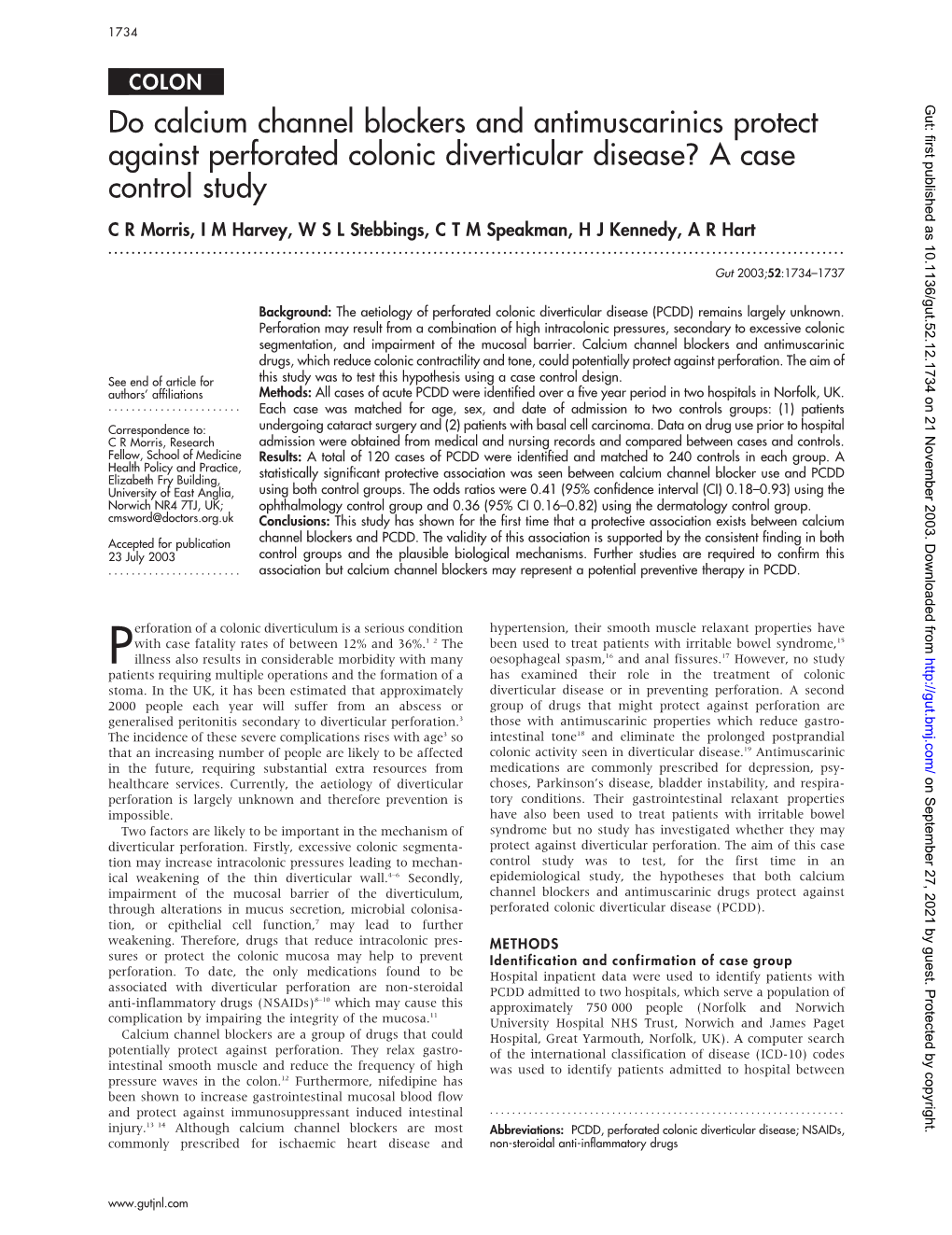 Do Calcium Channel Blockers and Antimuscarinics Protect