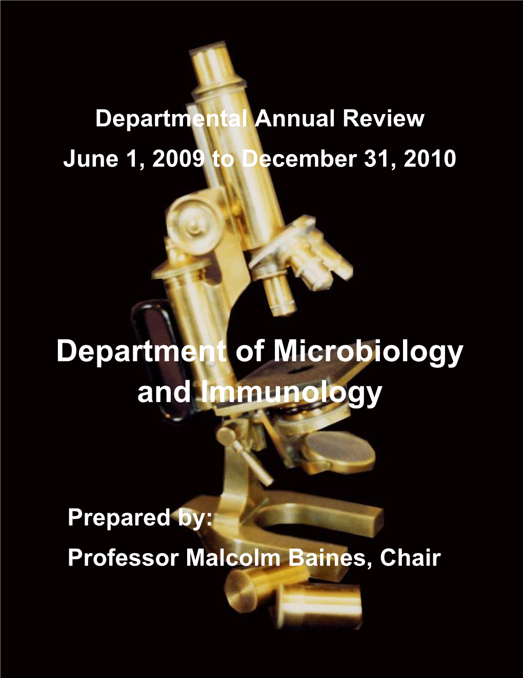 Department of Microbiology and Immunology