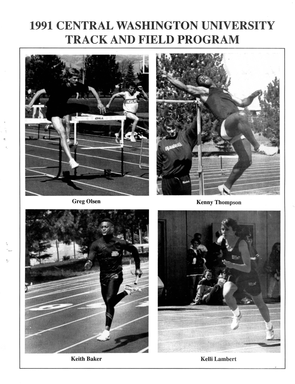 1991 Central Washington University Track and Field Program