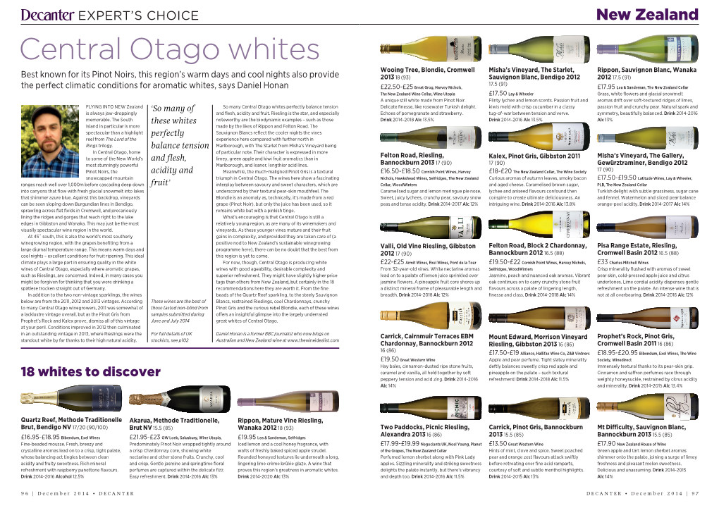 2014 December, Decanter, Daniel Honan