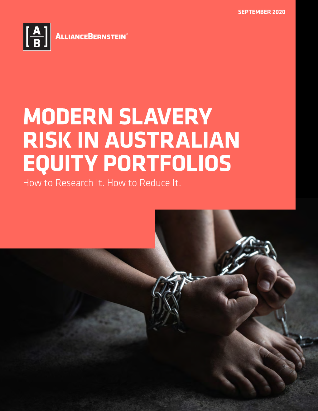MODERN SLAVERY RISK in AUSTRALIAN EQUITY PORTFOLIOS How to Research It