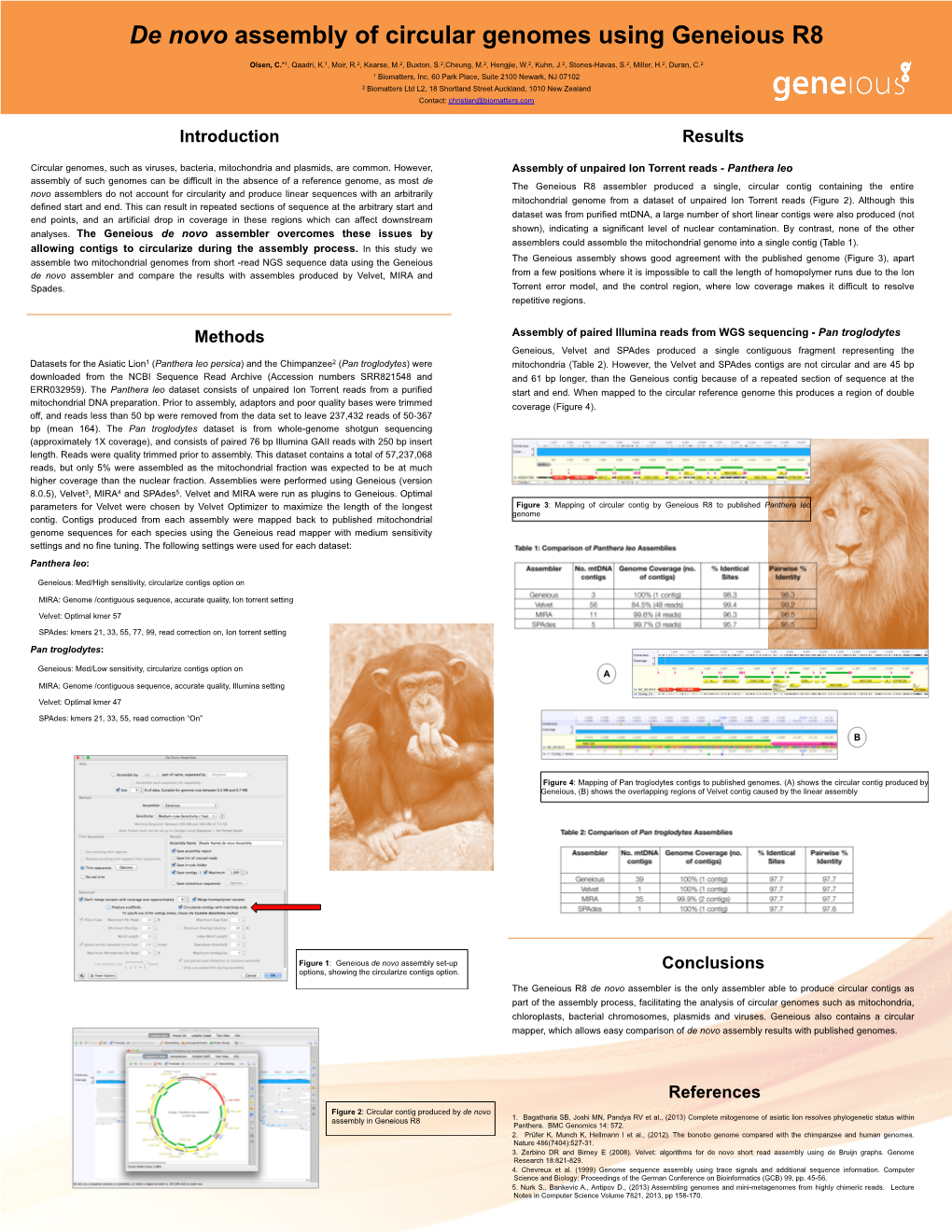 De Novo Assembly of Circular Genomes Using Geneious R8