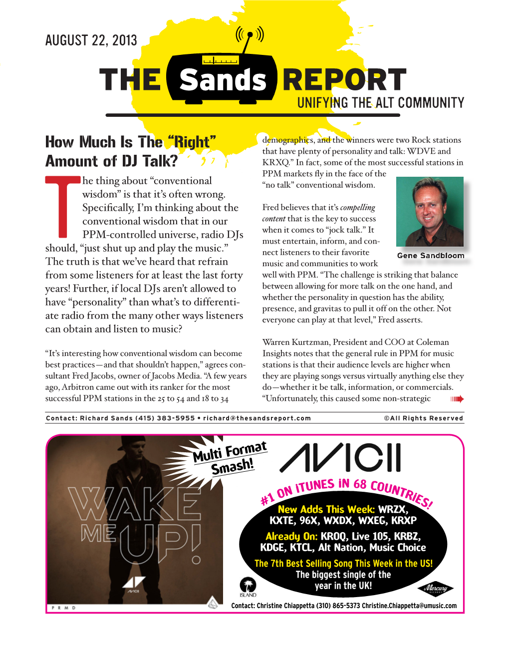 THE REPORT Sands