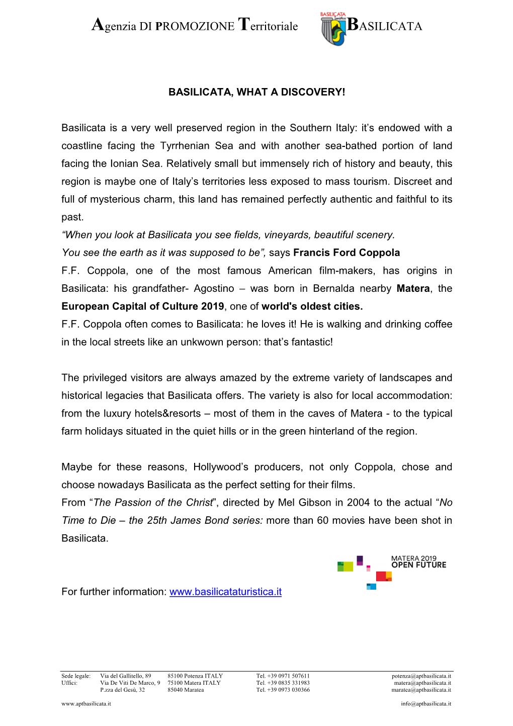 Press Release