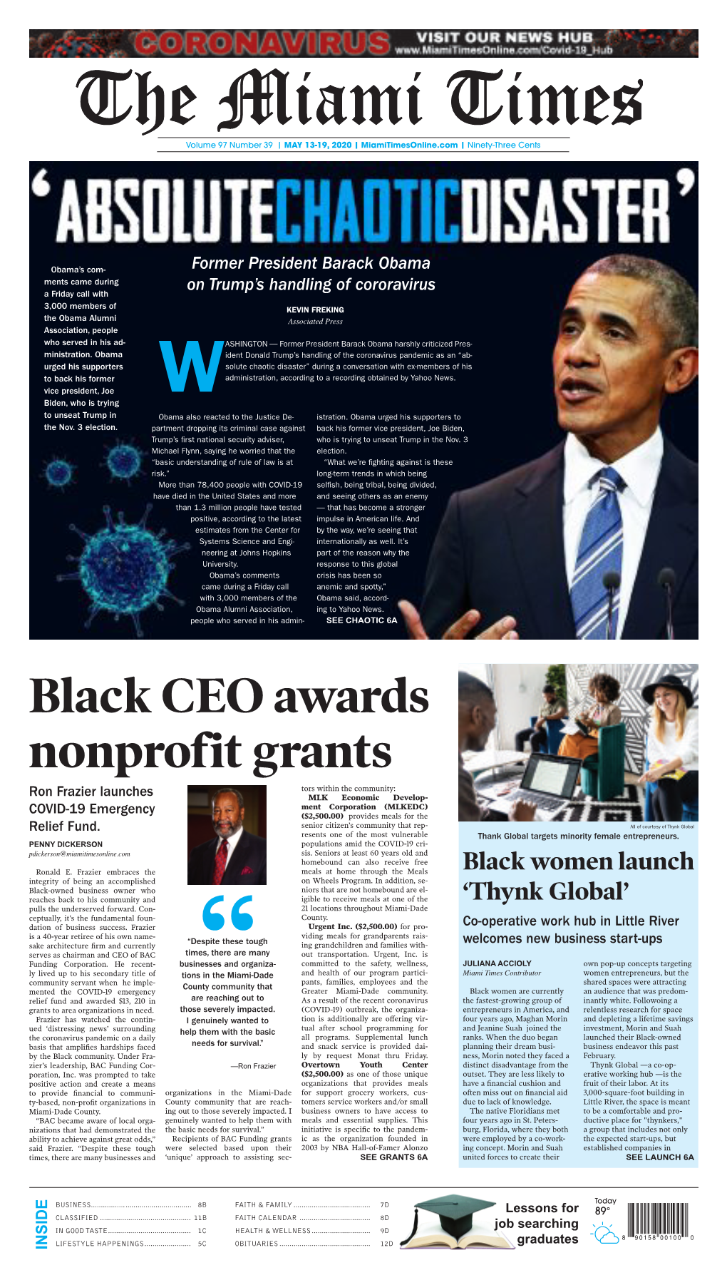 Black CEO Awards Nonprofit Grants
