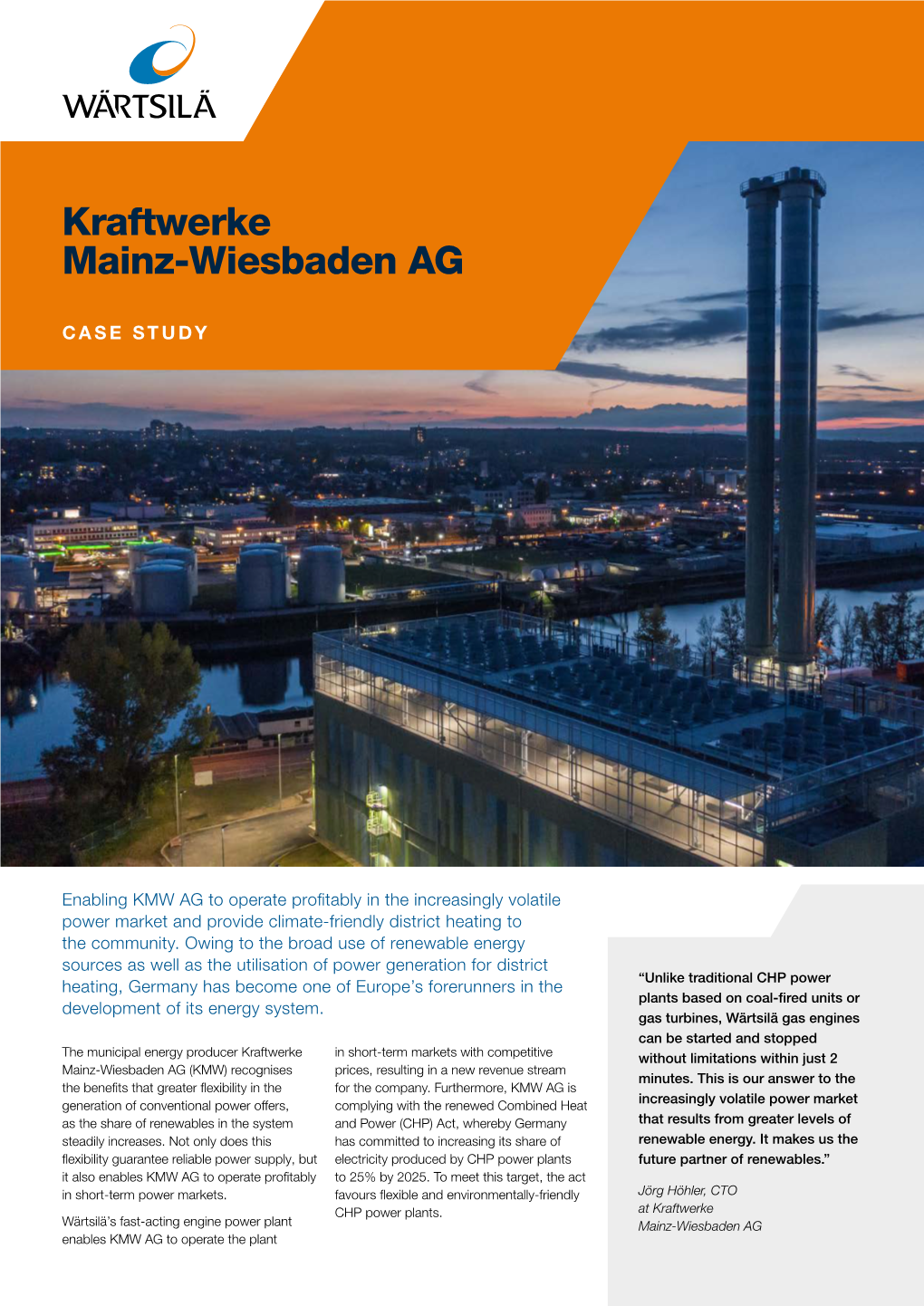 Kraftwerke Mainz-Wiesbaden AG Case Study