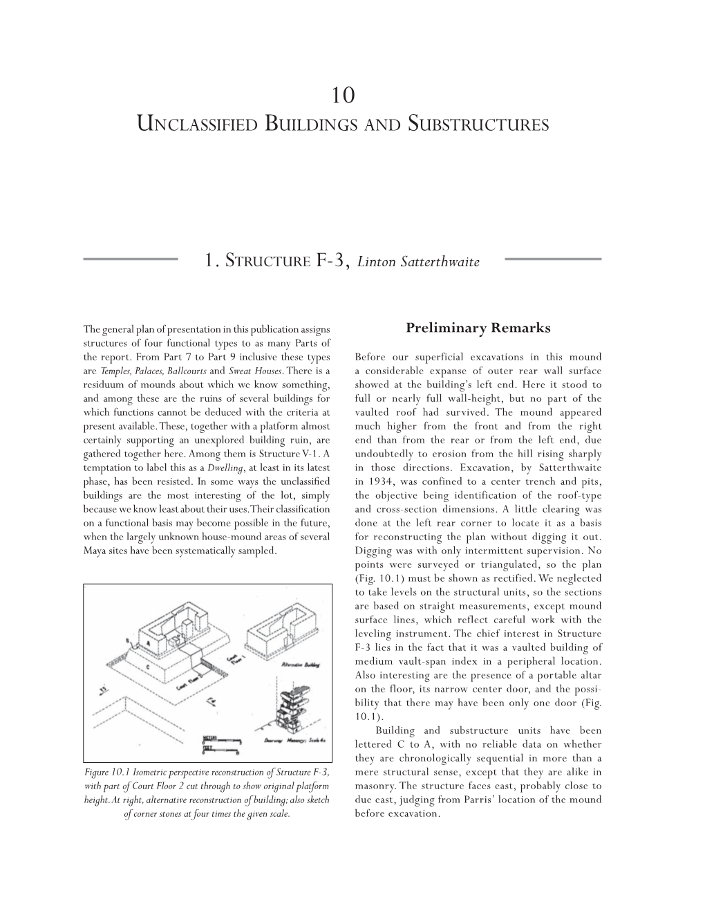 10 Unclassified Buildings and Substructures