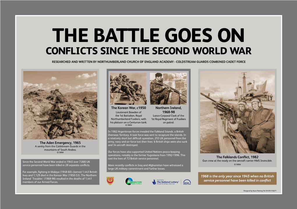 Conflicts Since the Second World War