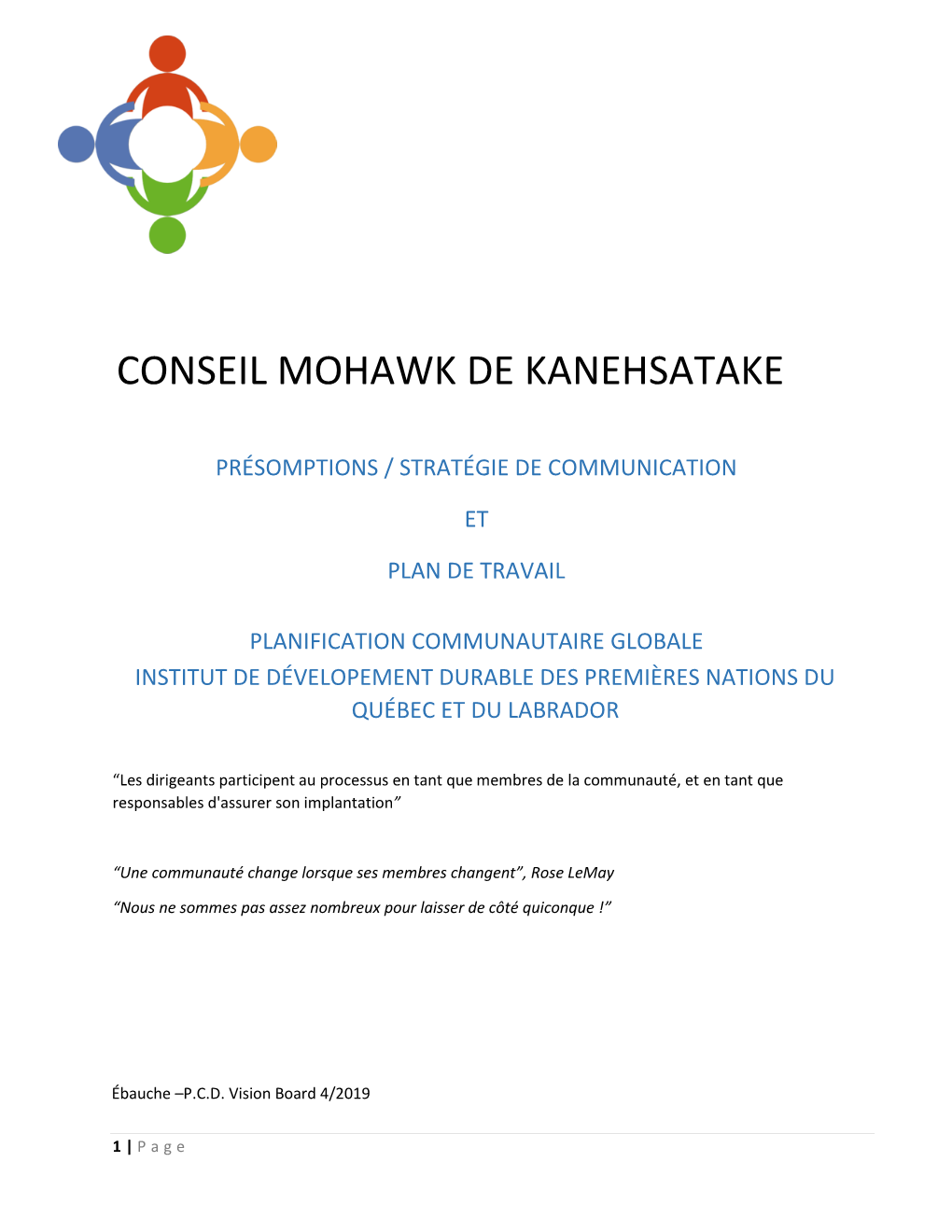 Conseil Mohawk De Kanehsatake