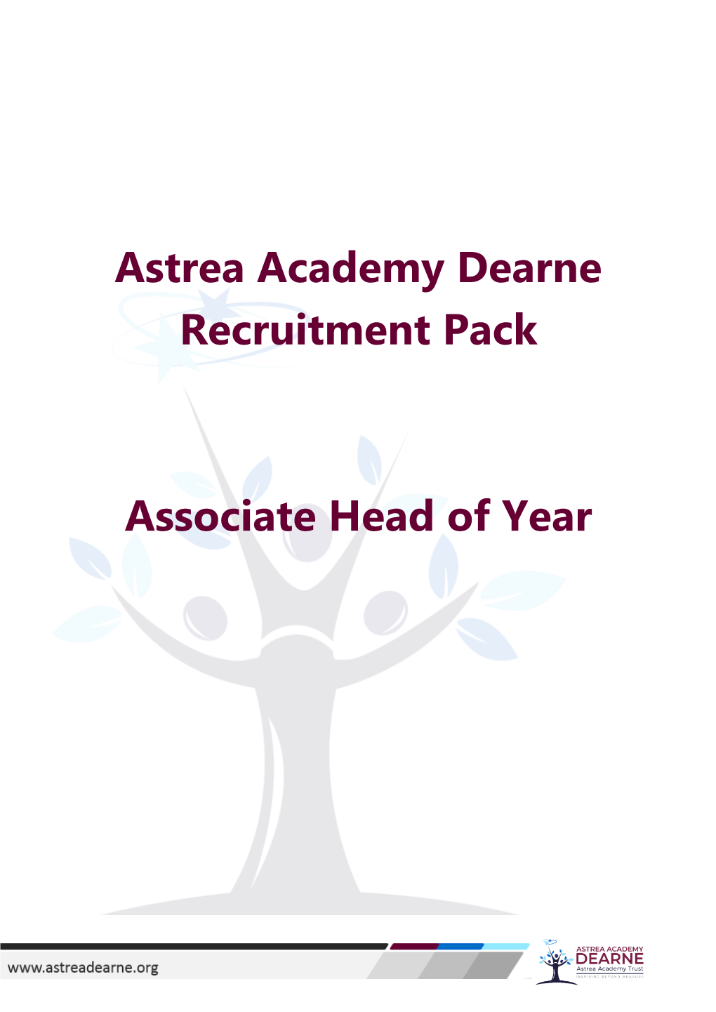 Astrea Academy Dearne Recruitment Pack Associate Head of Year