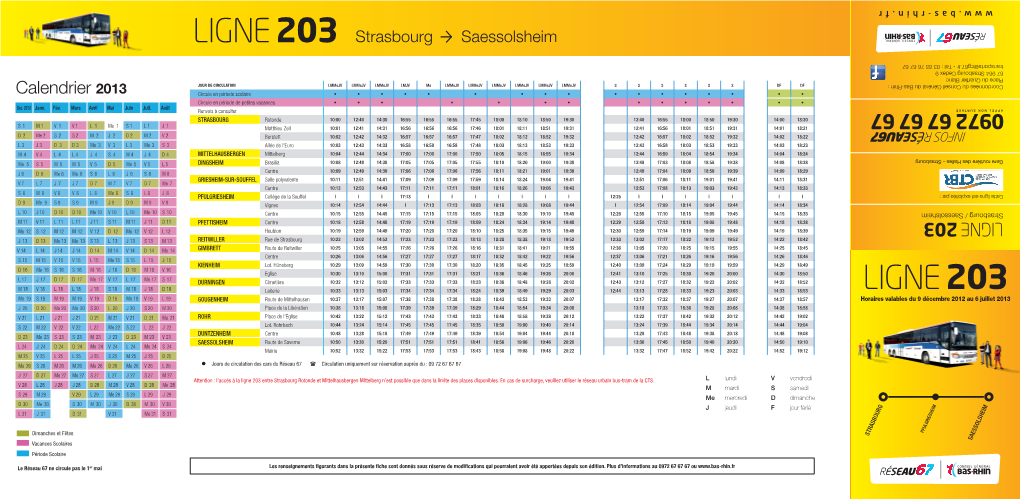 LIGNE203 Strasbourg