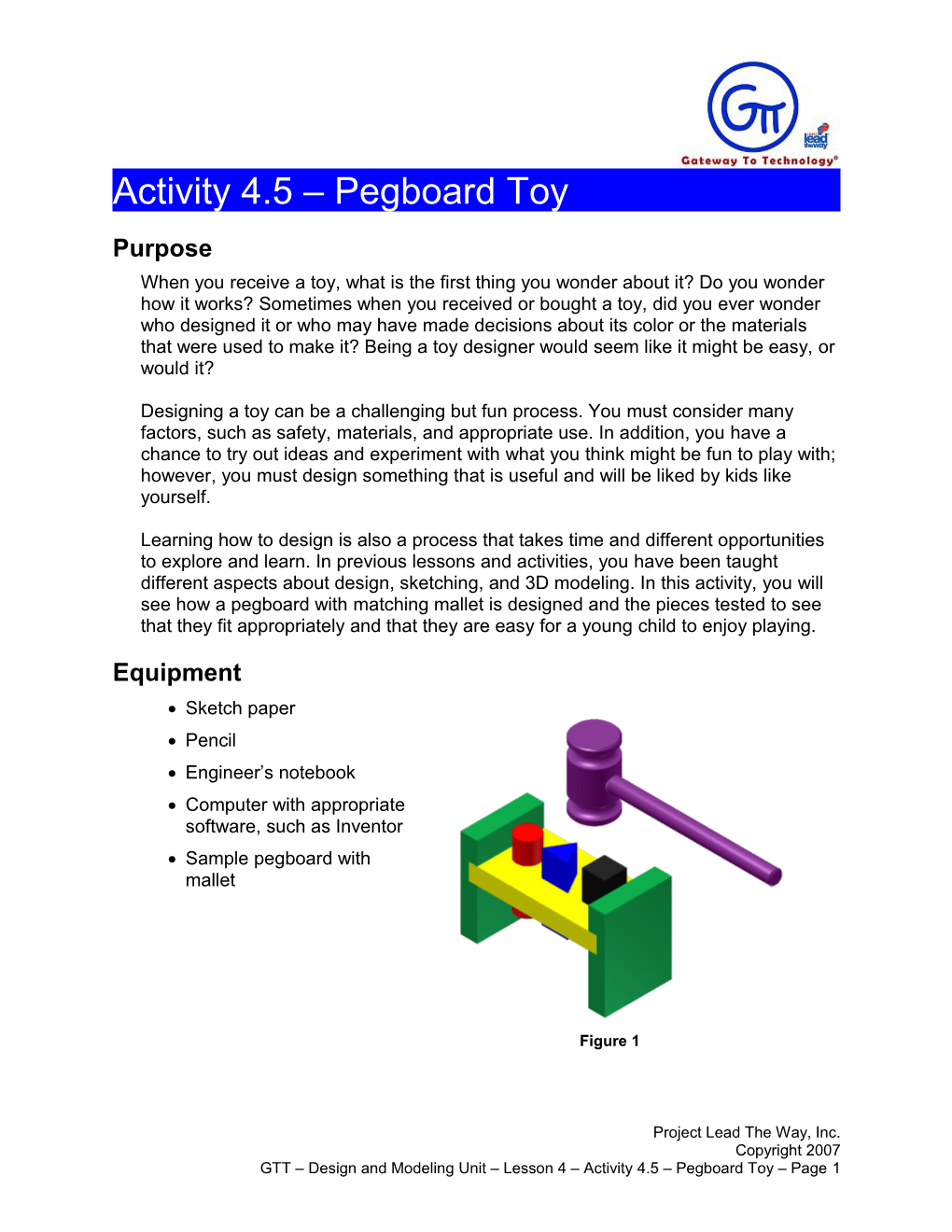 Act4.5:Peg Board Toy