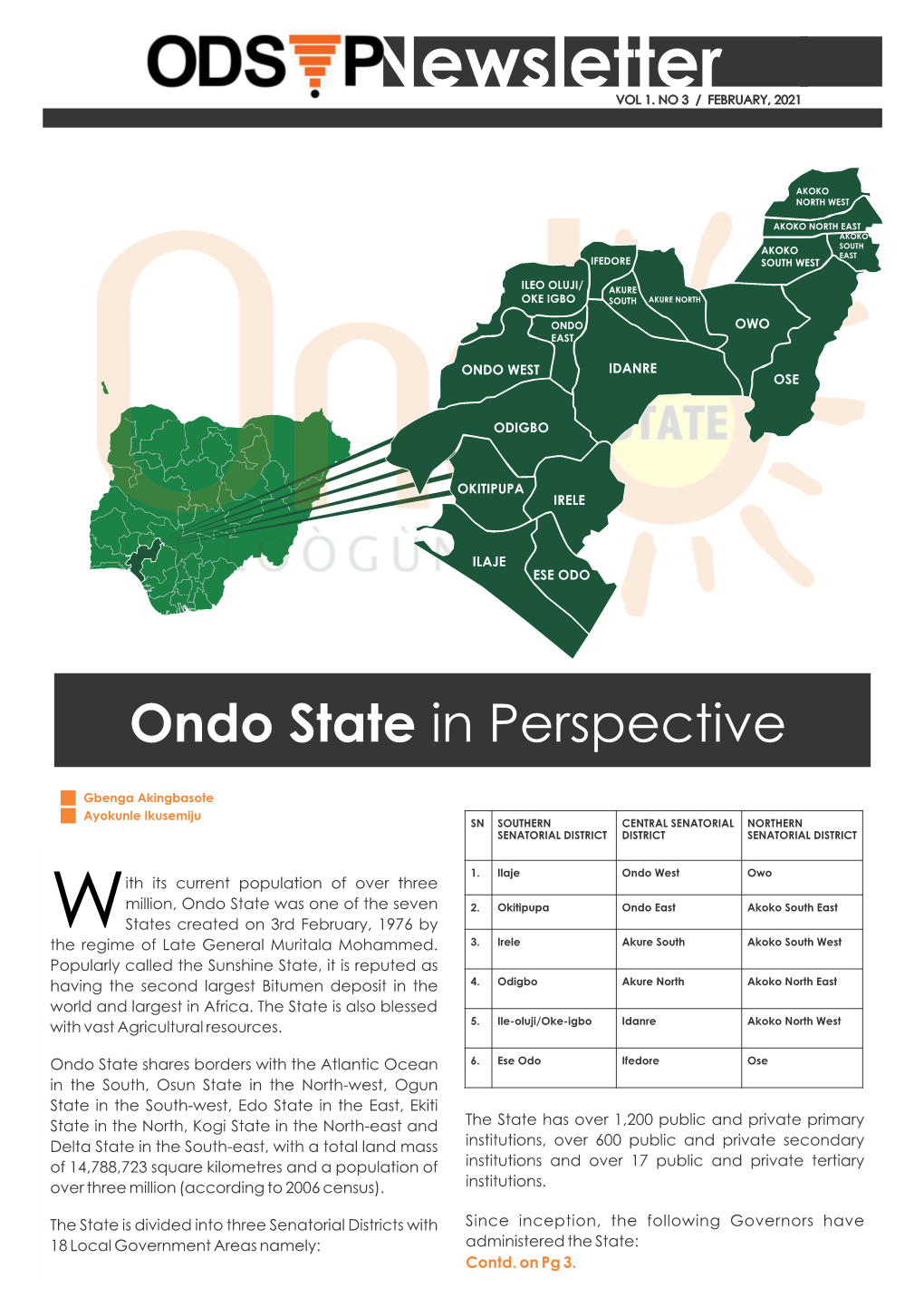 ODSIP NEWSLETTER THIRD EDITION PRINT.Cdr