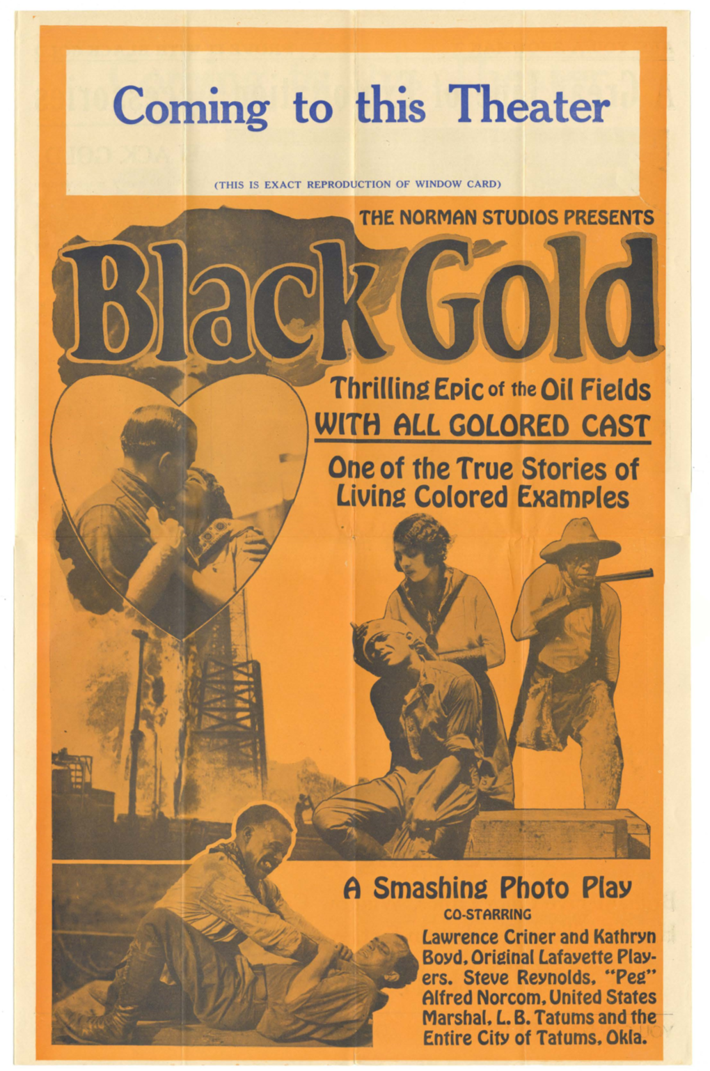Norman Studios Black Gold Poster Package, Jacksonville, Florida