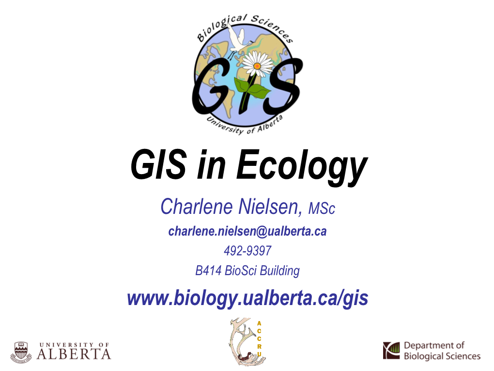 Introduction to GIS in Ecology