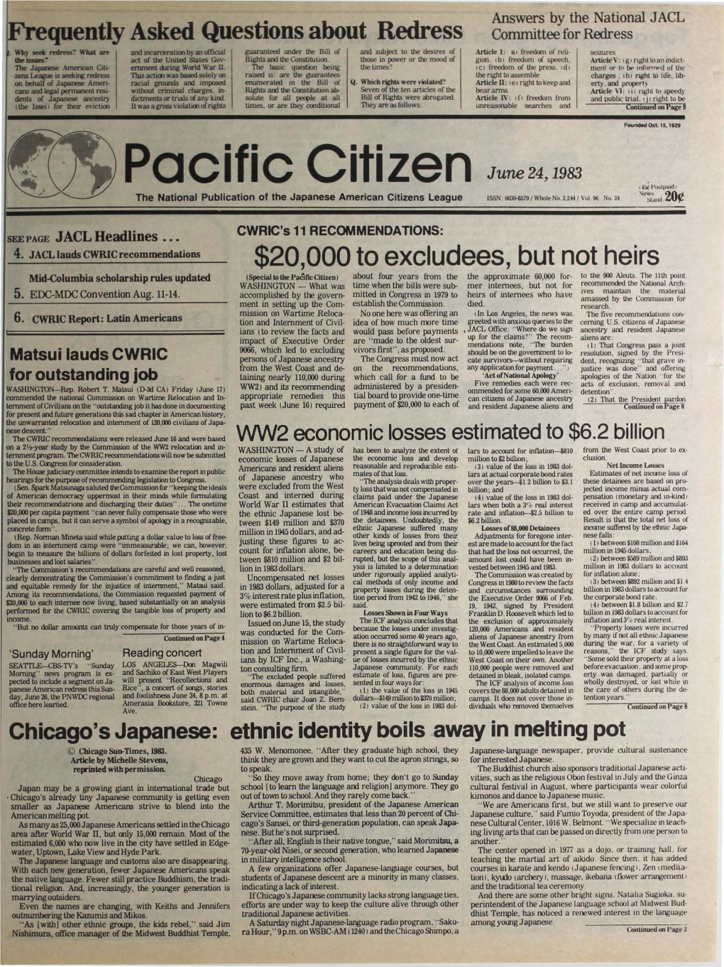 Pacific Citizen June 24,1983