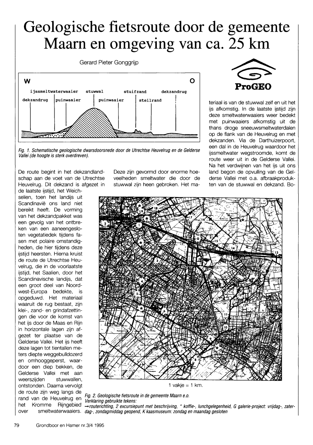 Geologische Fietsroute Door De Gemeente Maarn En Omgeving Van