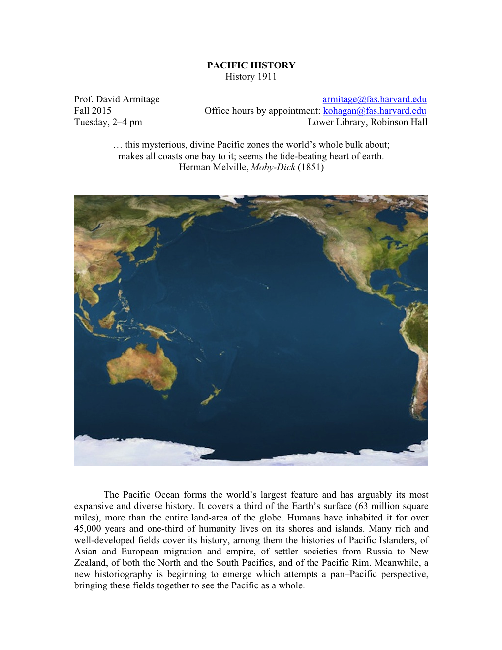 Pacific History (1911) 2015 (Revised)