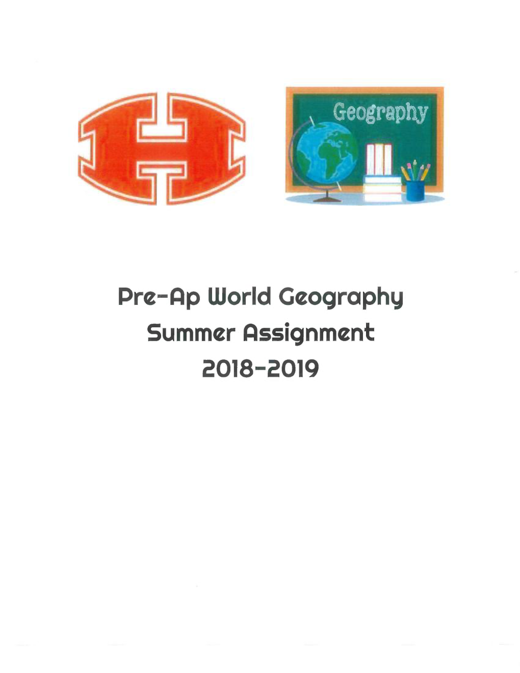 Pr¢-Ap Ulorld G¢Ography Summ¢R Assignm¢Nt 2018-2019 ~1A Id¢Ntification