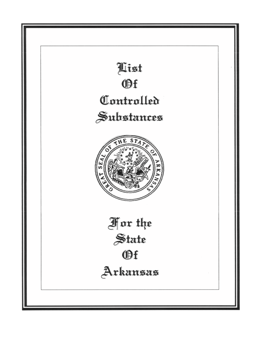 2005 List of Controlled Substances