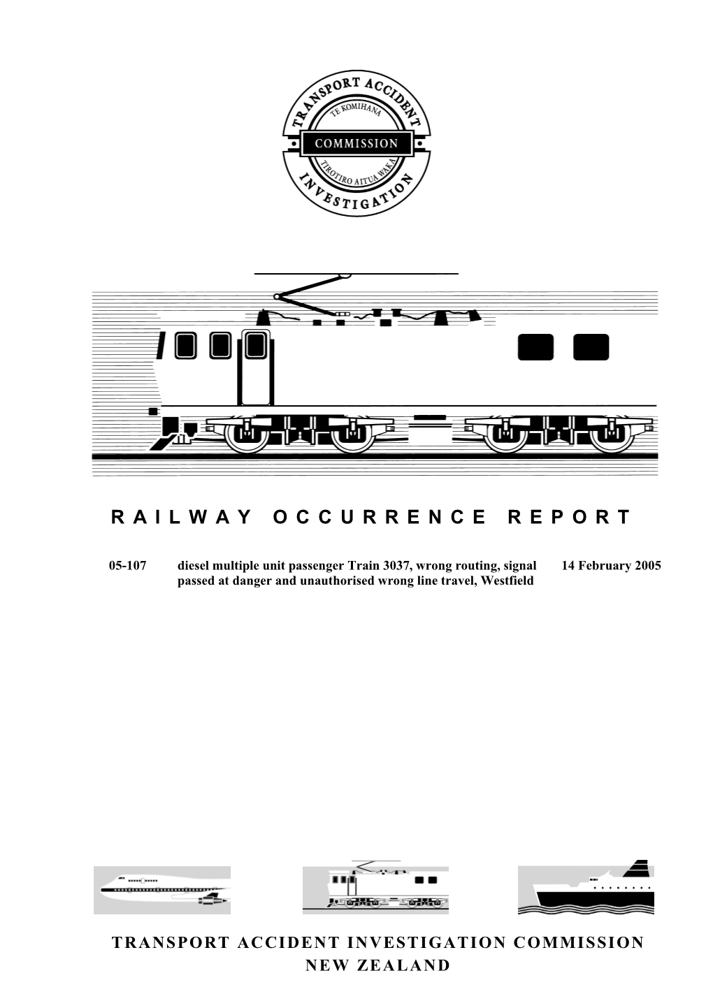 05-107. Diesel Multiple Unit Passenger Train 3037, Wrong