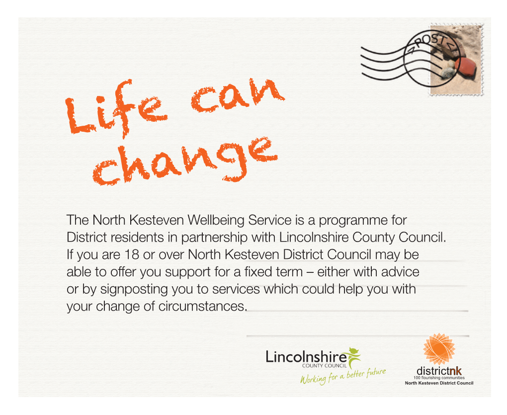 Wellbeing Service Leaflet NKDC