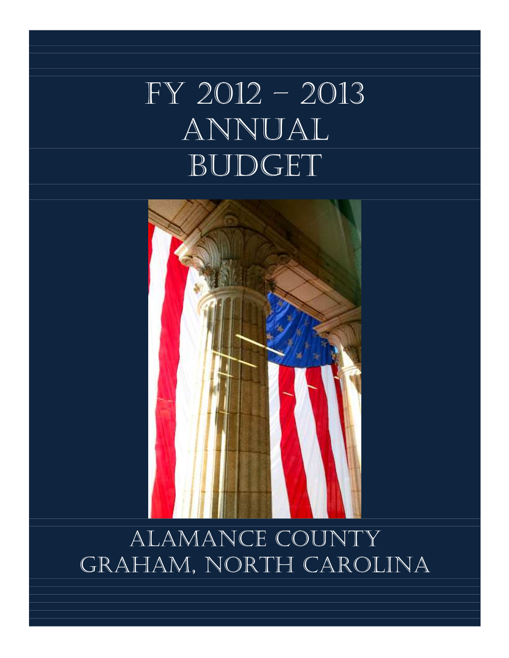 2012-2013 Budget Ordinance