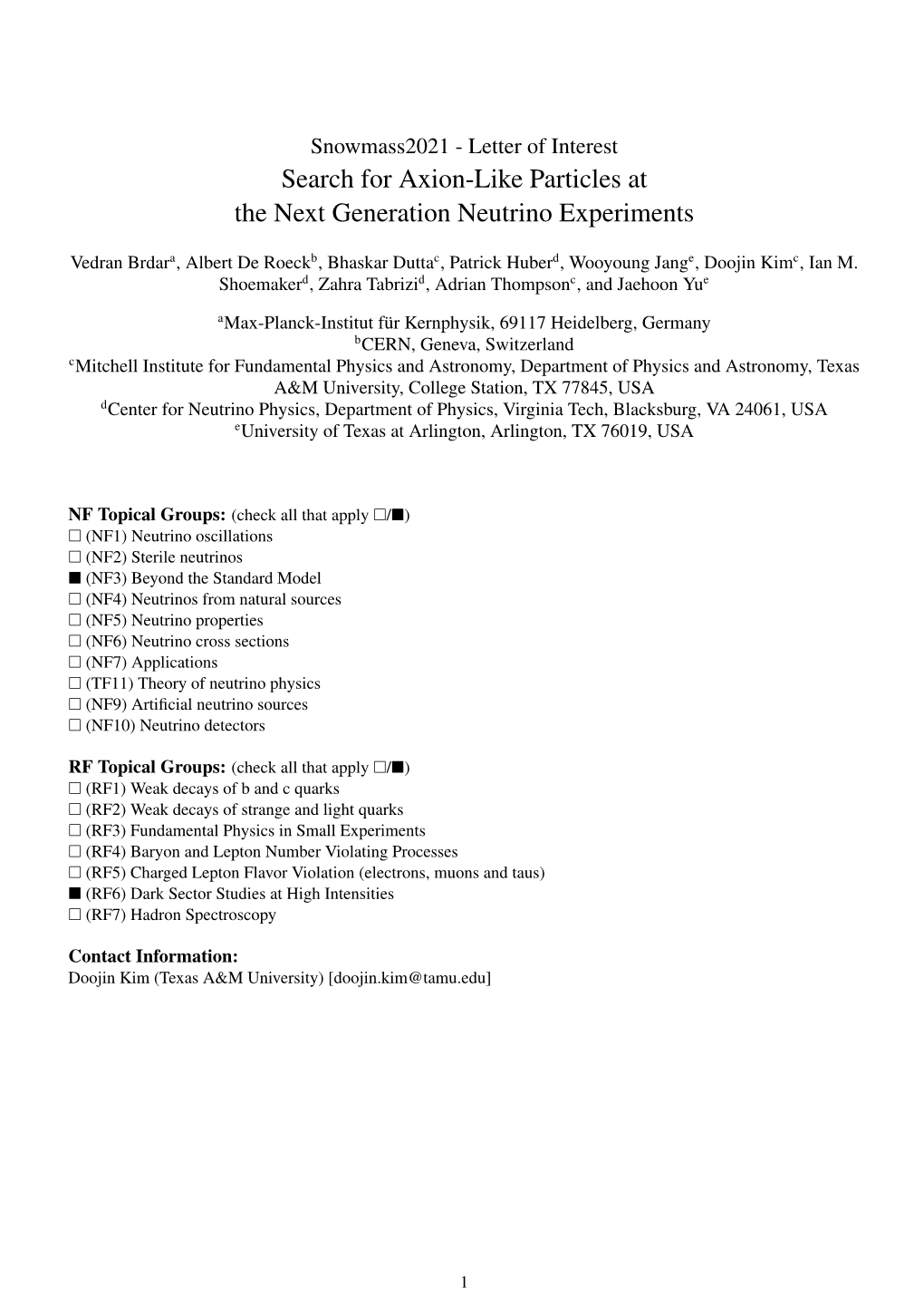 Search for Axion-Like Particles at the Next Generation Neutrino Experiments