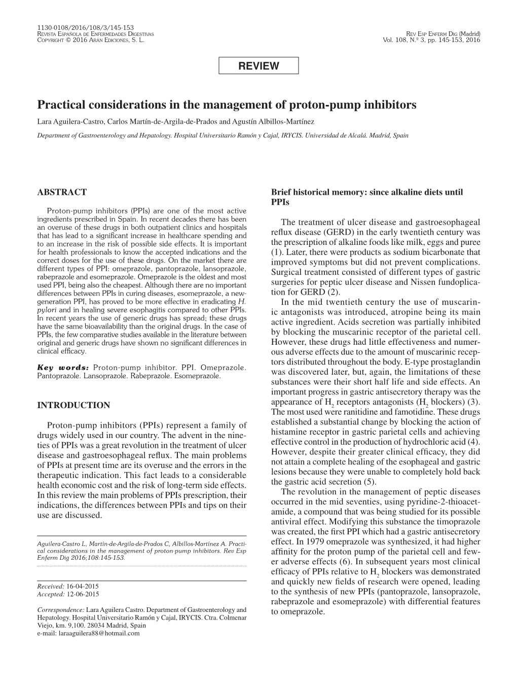 Practical Considerations in the Management of Proton-Pump