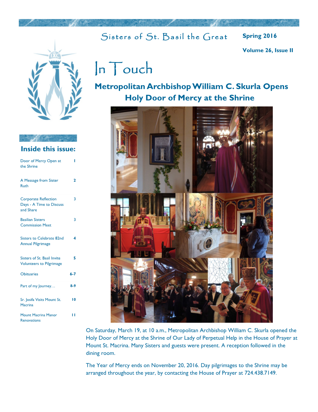 In Touch Spring 2016