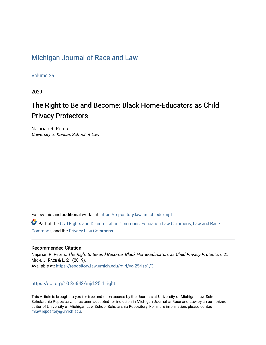 Black Home-Educators As Child Privacy Protectors