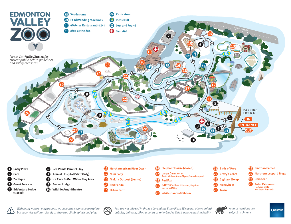 Map of Edmonton Valley