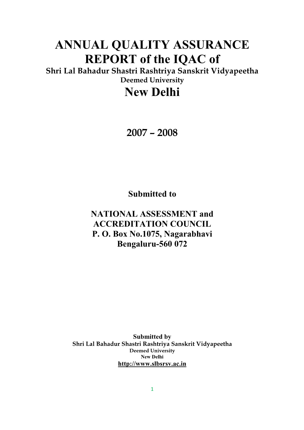 Shri Lal Bahadur Shastri Rashtriya Sanskrit Vidyapeetha Deemed University New Delhi