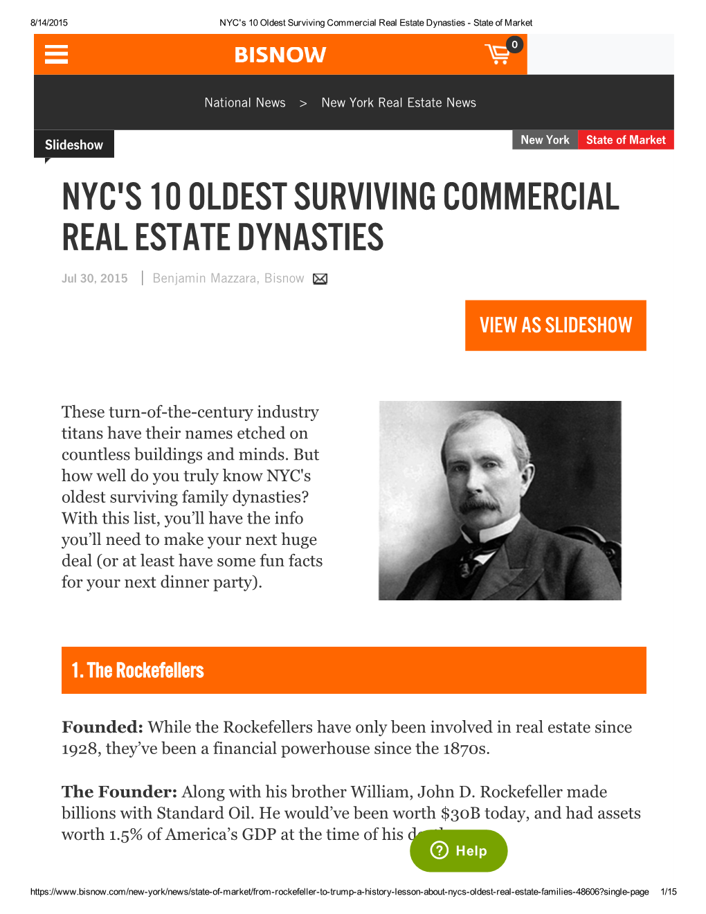 Nyc's 10 Oldest Surviving Commercial Real Estate Dynasties