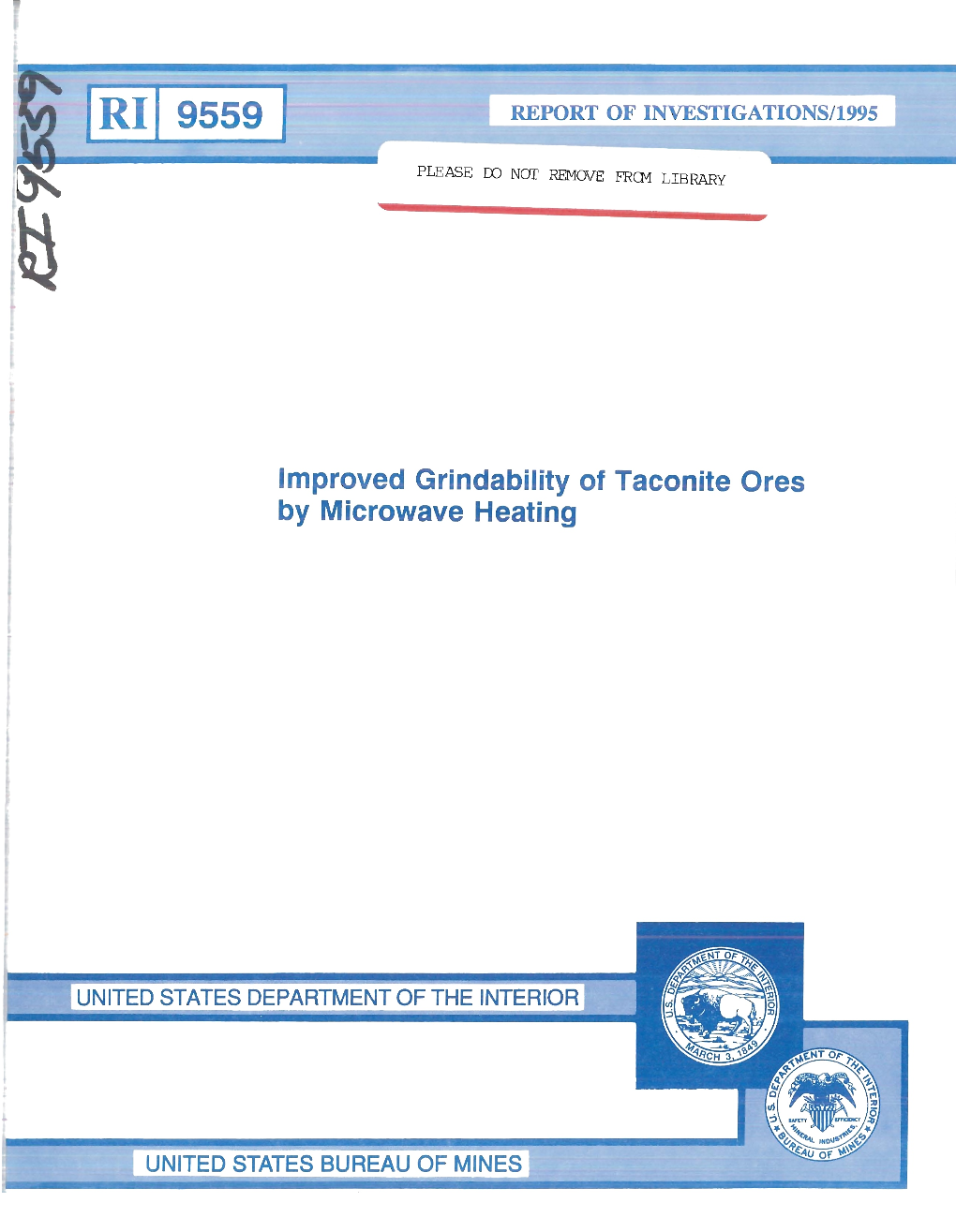 Improved Grindability of Taconite Ores by Microwave Heating