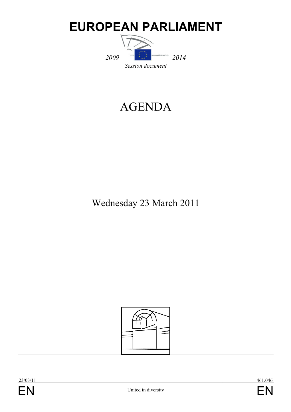 En En European Parliament Agenda