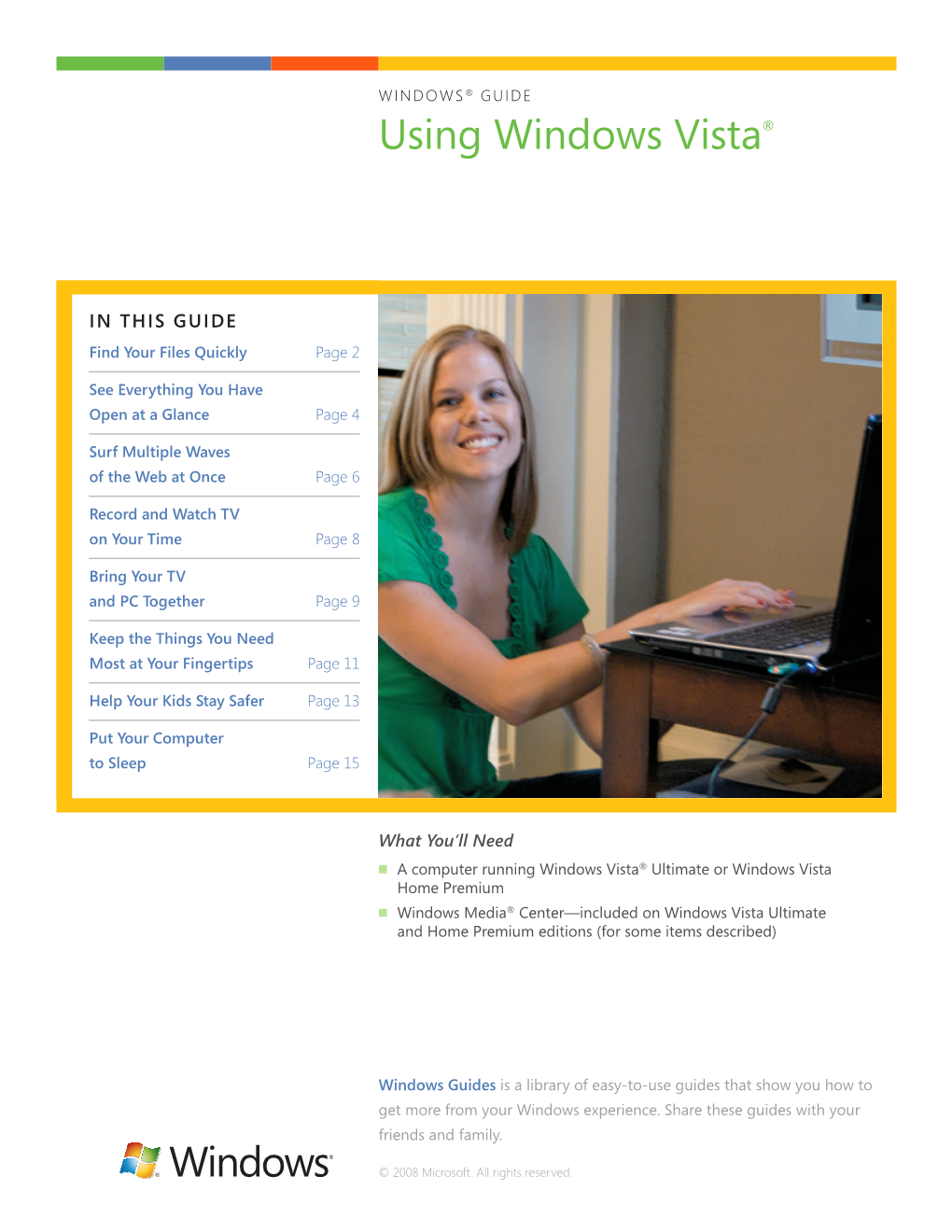 Using Windows Vista®